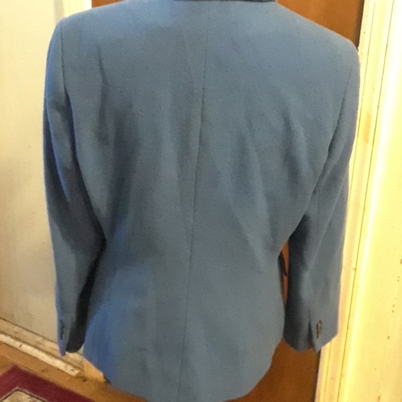 Pretty blue pea coat, sizell 12P - Picture 4 of 7
